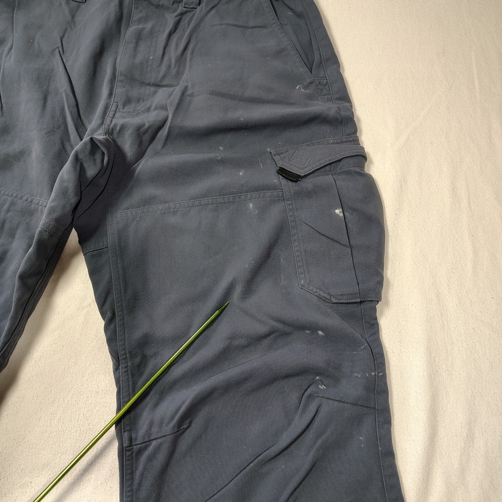 Arborwear Mens Tech Cargo Pants 36x34 Gray Blue Nylon Tree Climbers Work Utility - Picture 4 of 11